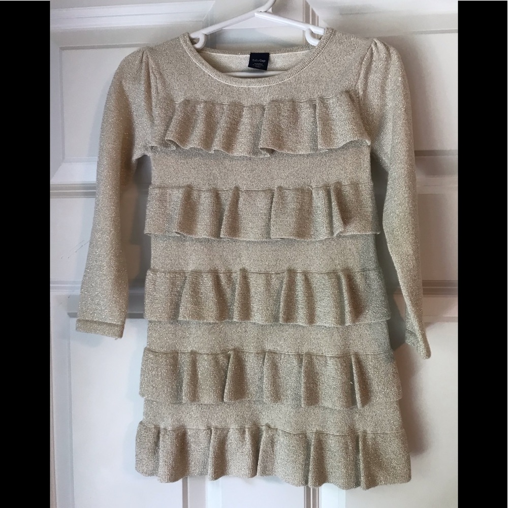 BabyGap toddles golden dress size 18-24 months